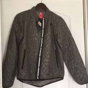 Nike Womens Quilted Primaloft Jacket River Rock